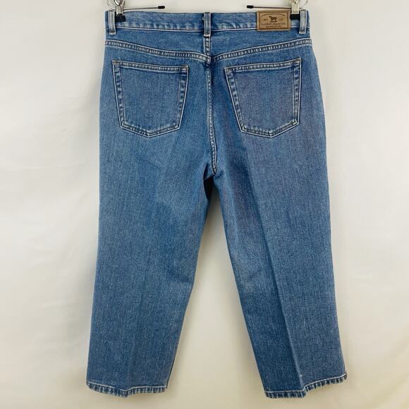 🍒 VTG Lauren Jeans Co Size 6 High Rise‎ Waist Capris Crop Denim Mom Y2K Women’s - Picture 4 of 6